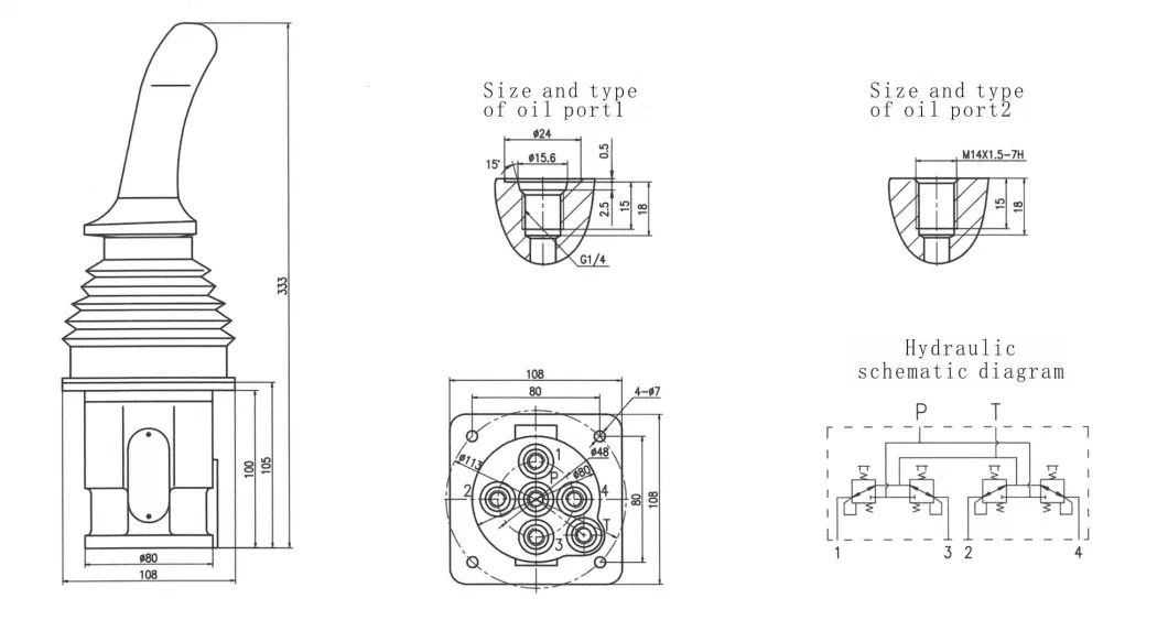 Hydraulic Control Valve for Construction Machines of Chiese Supplier