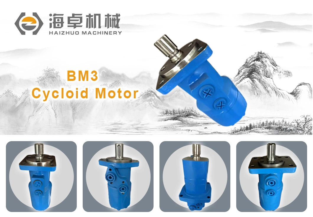 Bm3-305 Axial Flow Distribution or Configuration Hydraulic Orbit Motor Eaton Outer Connection Cycloid Motor for Pump Station or Other Independently Equipment