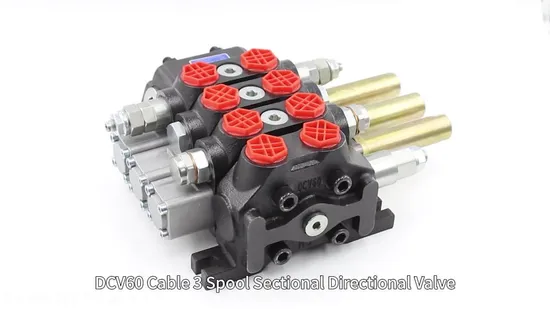 8 Spools Hydraulic Parts High Pressure Hydraulic Distributor Joystick Manual Control Valve for Sale